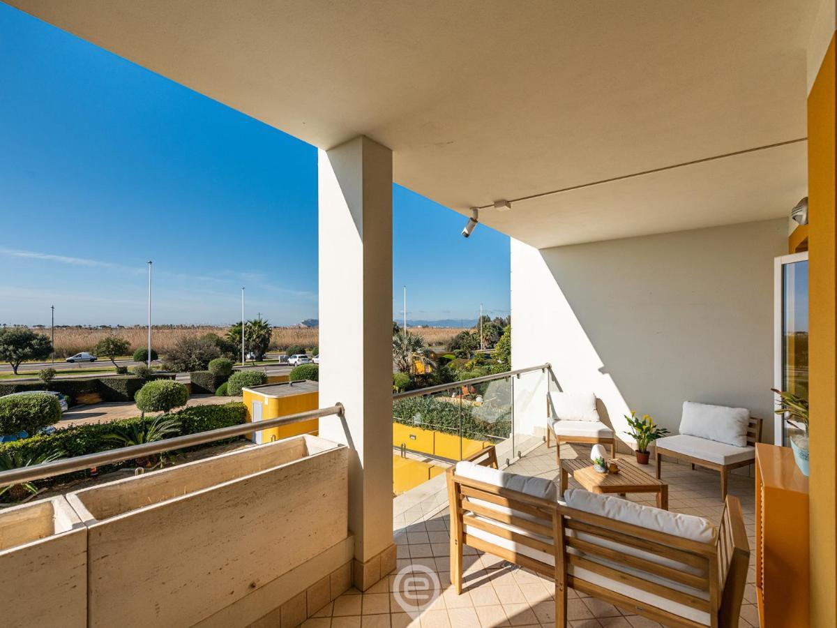 Poetto Panoramic Apartment Su Forti Exterior foto